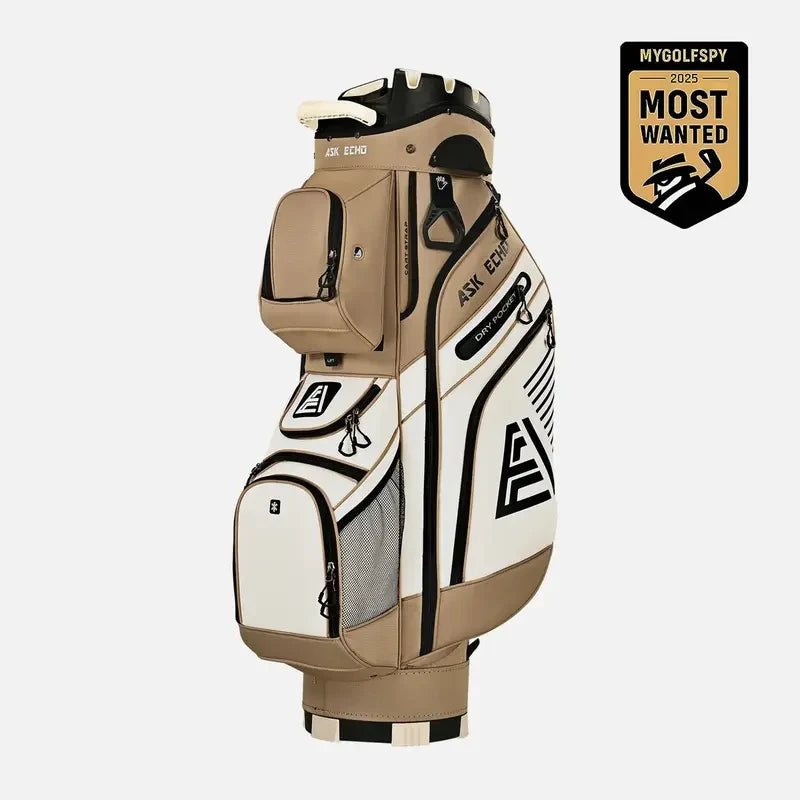 Golf T-Lock 14-Way Cart Bag – Quiet, Stable & Spacious