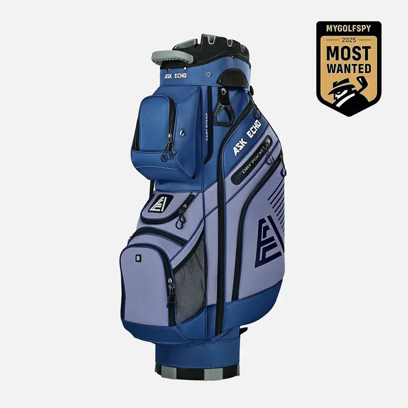 Golf T-Lock 14-Way Cart Bag – Quiet, Stable & Spacious