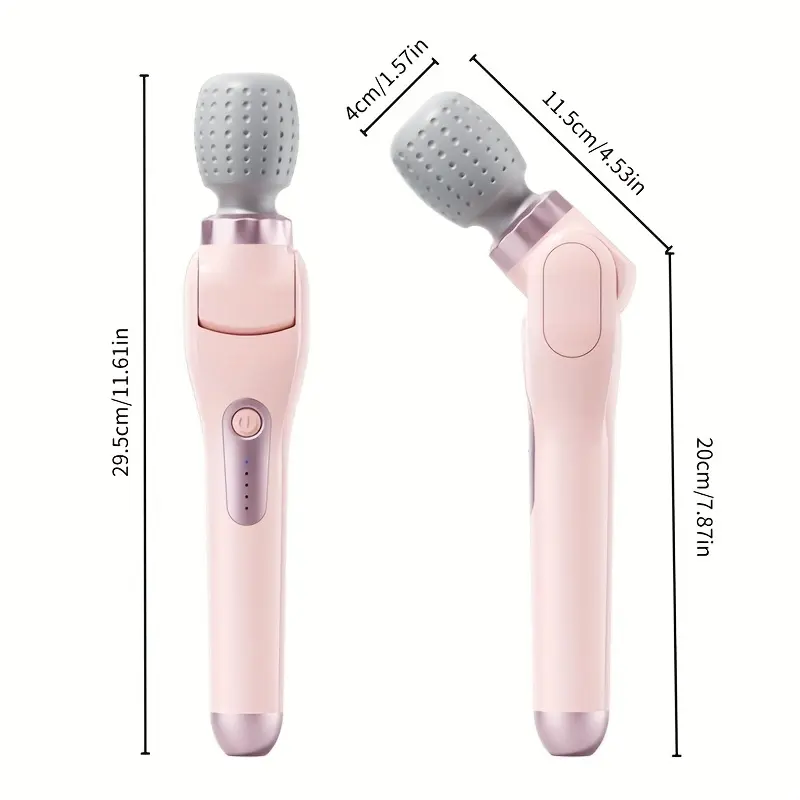 180° foldable massager, portable handheld massage stick, USB charging, 5 speed settings, rotating relaxation massage, whole-body vibration massage, for neck, back, legs, and waist, an ideal holiday gift, Christmas gift