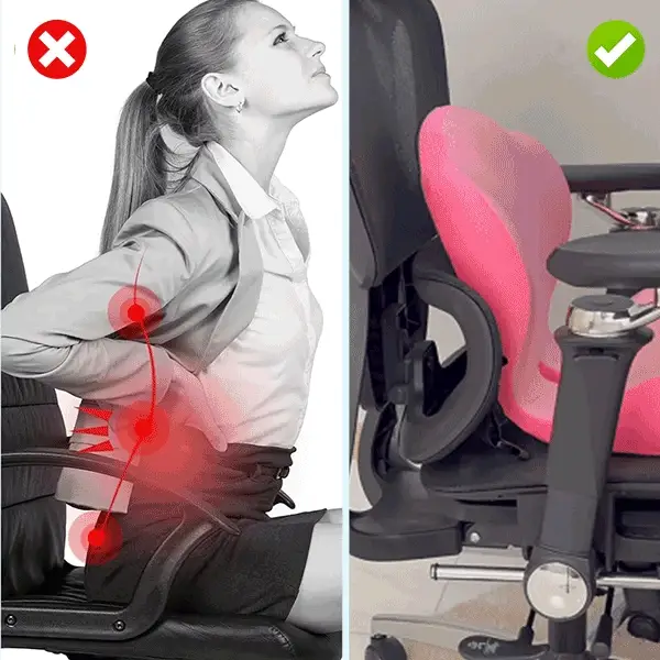 Memory Foam Seat Cushion Contoured Sitting Pad