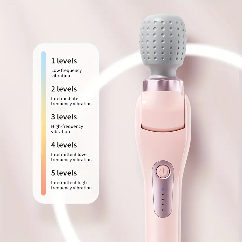 180° foldable massager, portable handheld massage stick, USB charging, 5 speed settings, rotating relaxation massage, whole-body vibration massage, for neck, back, legs, and waist, an ideal holiday gift, Christmas gift